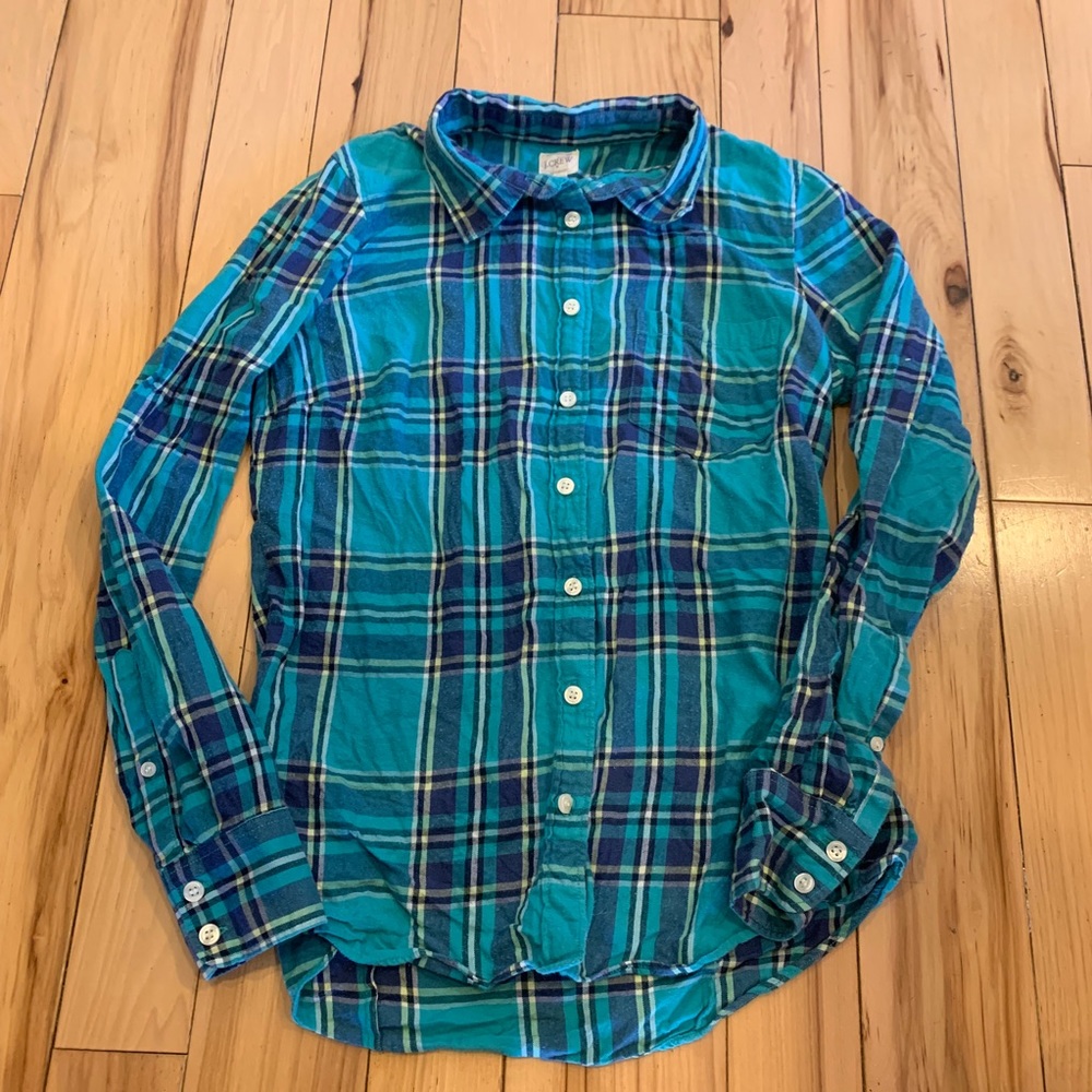 🌷5/$13 J. Crew flannel shirt
